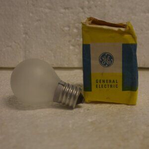 Vintage Small GE Screw in 40w Light Bulb